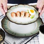 玉泉創意陶瓷餐具沙拉碗西餐盤四件套批發